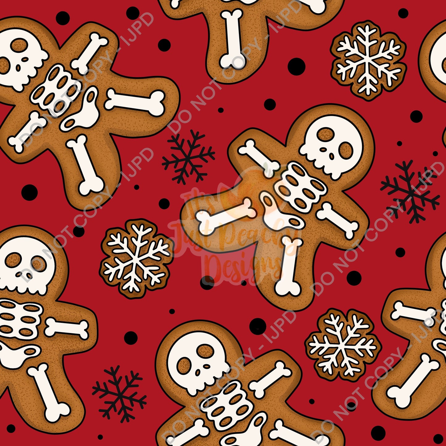 Gingerbread - Multiple Colors - Spooky Christmas