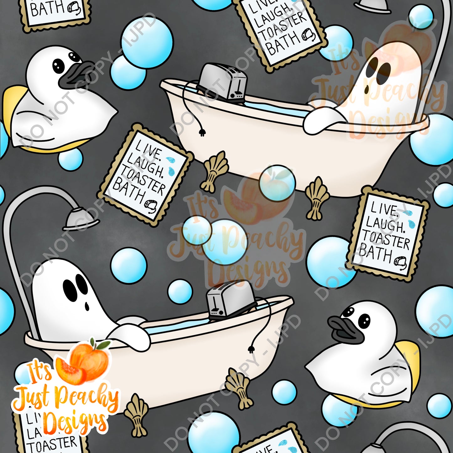 Ghost Toaster Bath - Multiple Colors