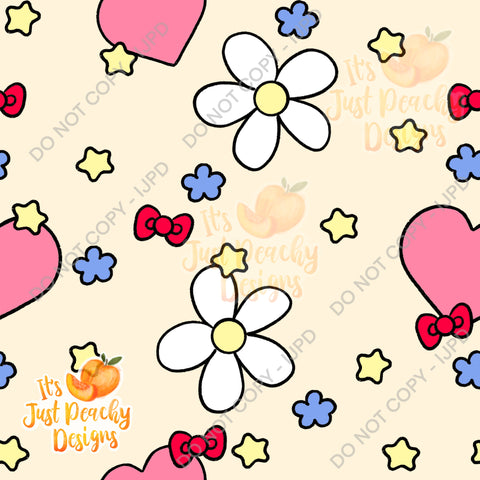 Flower Bows Coord - Multiple Colors