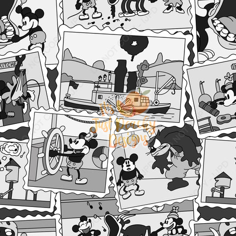 Limited Exclusive - Steamboat Willie and Friends Photos- Multiple Colors