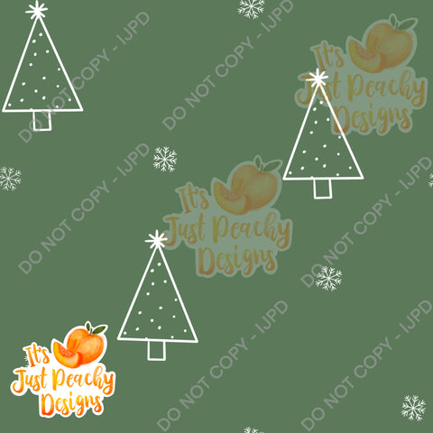 Simple Holiday Trees- Multiple Colors