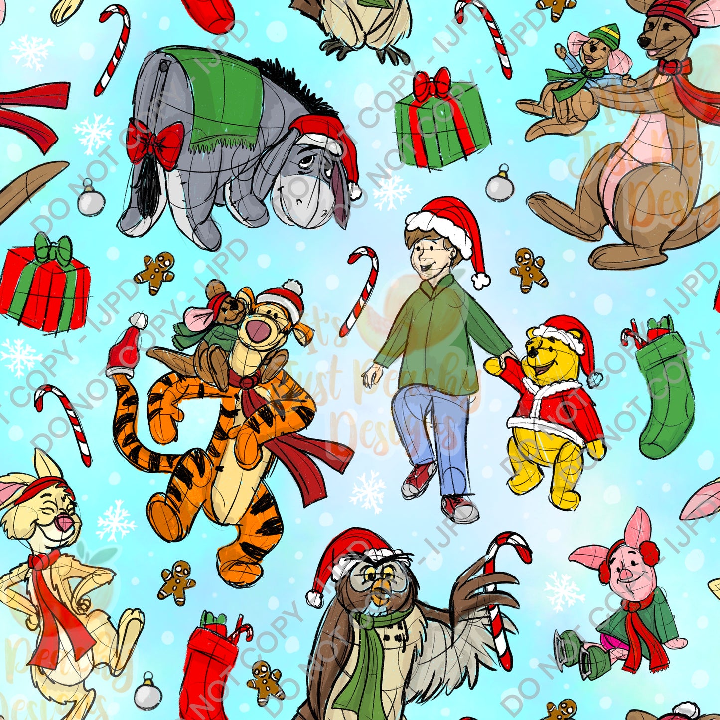 Christmas Wooded Acre Friends