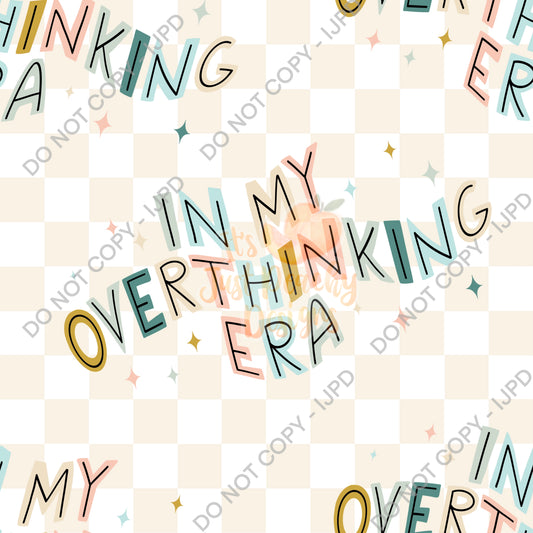 Overthinking Era - Seamless or PNG