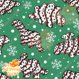 Christmas Tree Dino Cookies- Multiple Colors