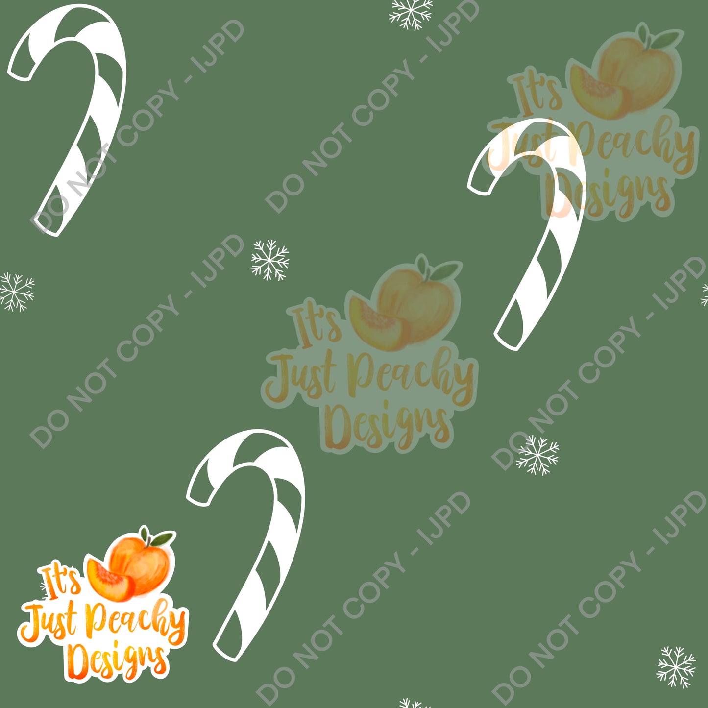 Simple Holiday Candy Canes- Multiple Colors