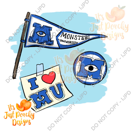 Monster College PNG