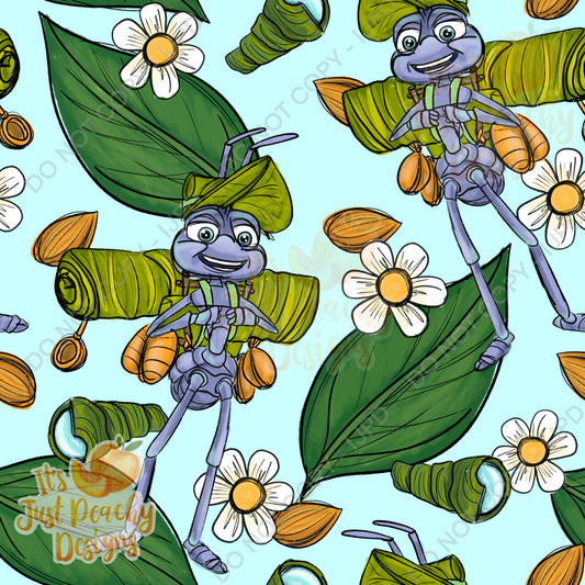 Bug Adventure Flowers - Inventor - Multiple Options