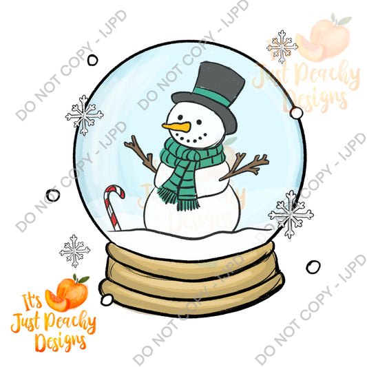 SnowGlobe Snowman PNG