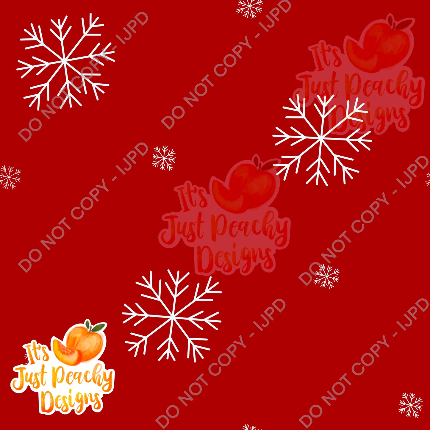 Simple Holiday Snowflakes - Multiple Colors