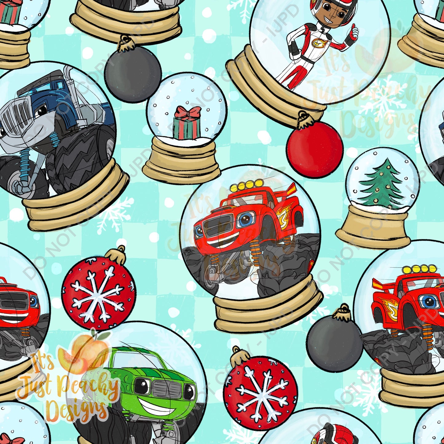 SnowGlobe MonsterTrucks - Multiple Colors