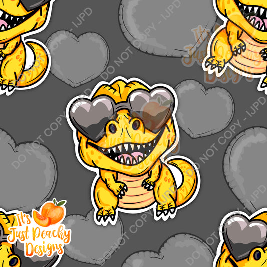 Dino Sticker Style- Multiple Color Options