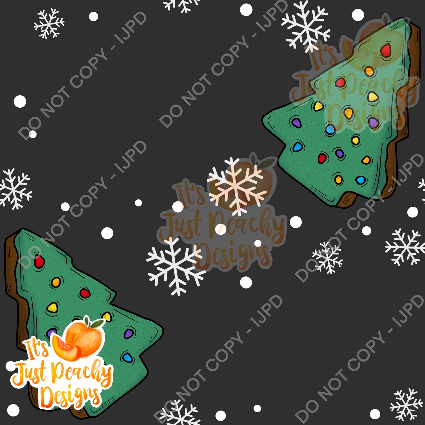 Christmas Tree Treats 3- Multiple Colors - Add a Name