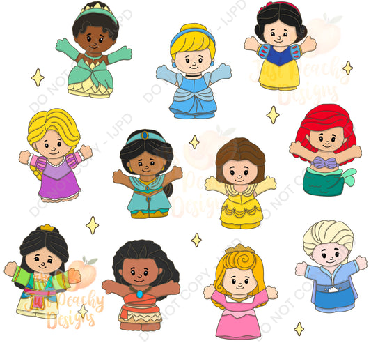 LP Princesses PNG - Multiple Options