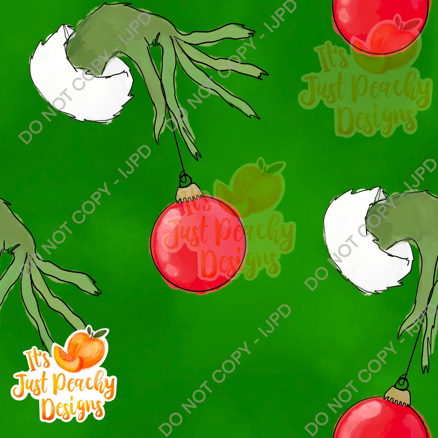 Christmas Meanie Hand - Multiple Colors