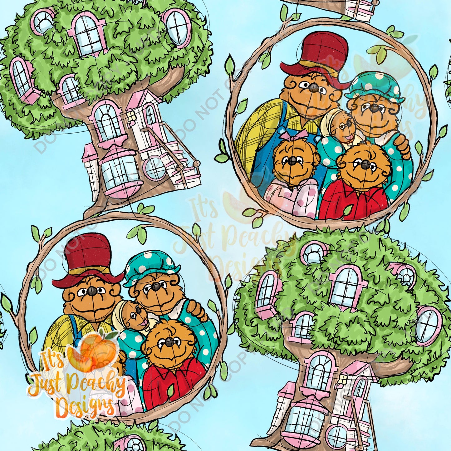 Treehouse Family - Multiple Colors