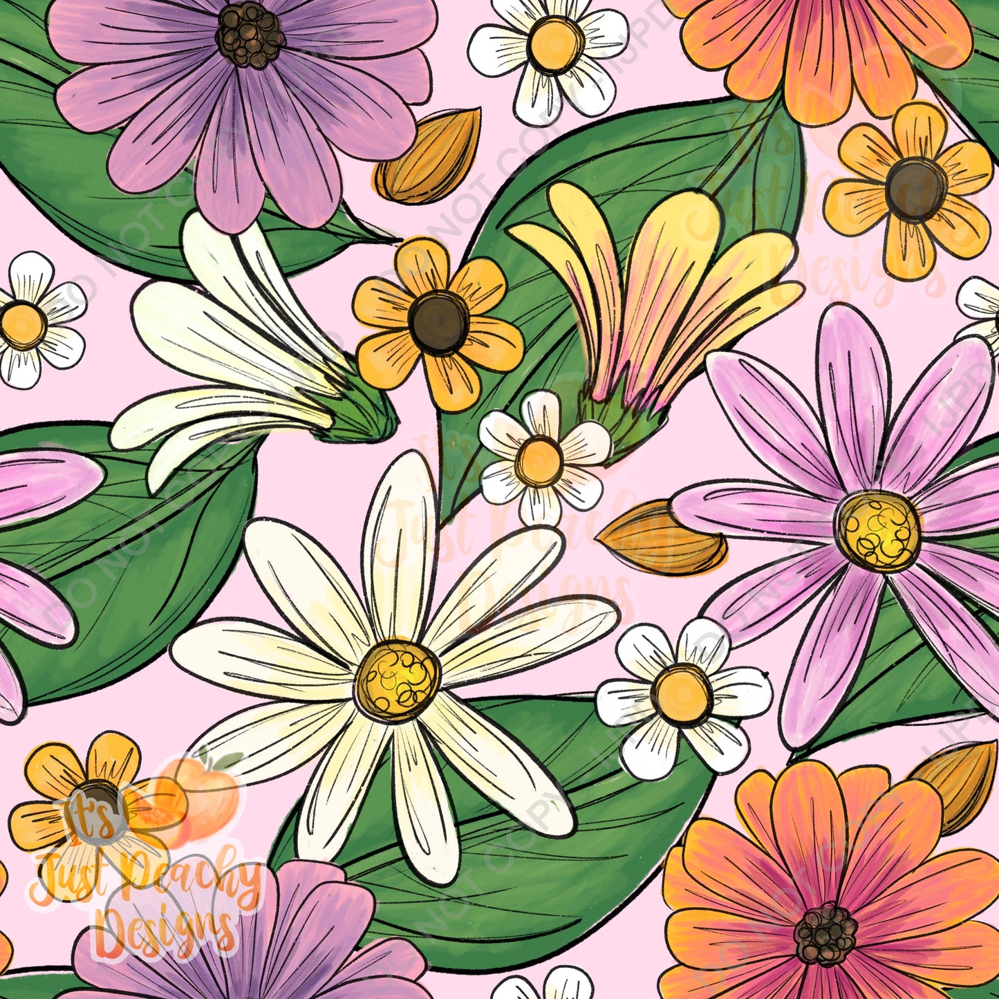Bug Adventure Floral- Multiple Options
