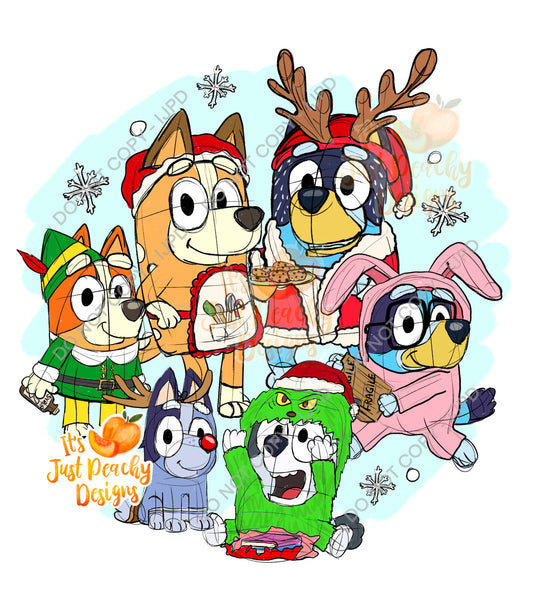 Dog Christmas Costume Crew