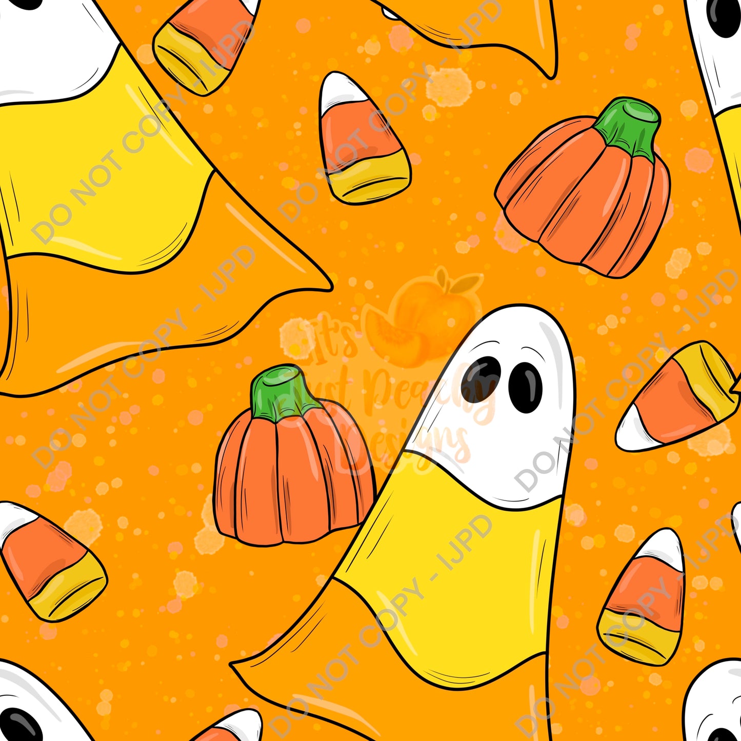 Candy Corn Ghosts- Multiple Colors