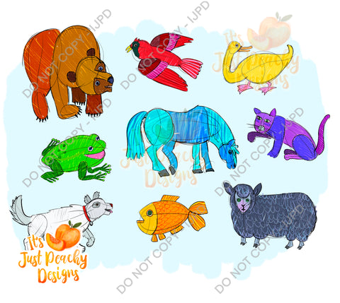 Bear and Friends PNG