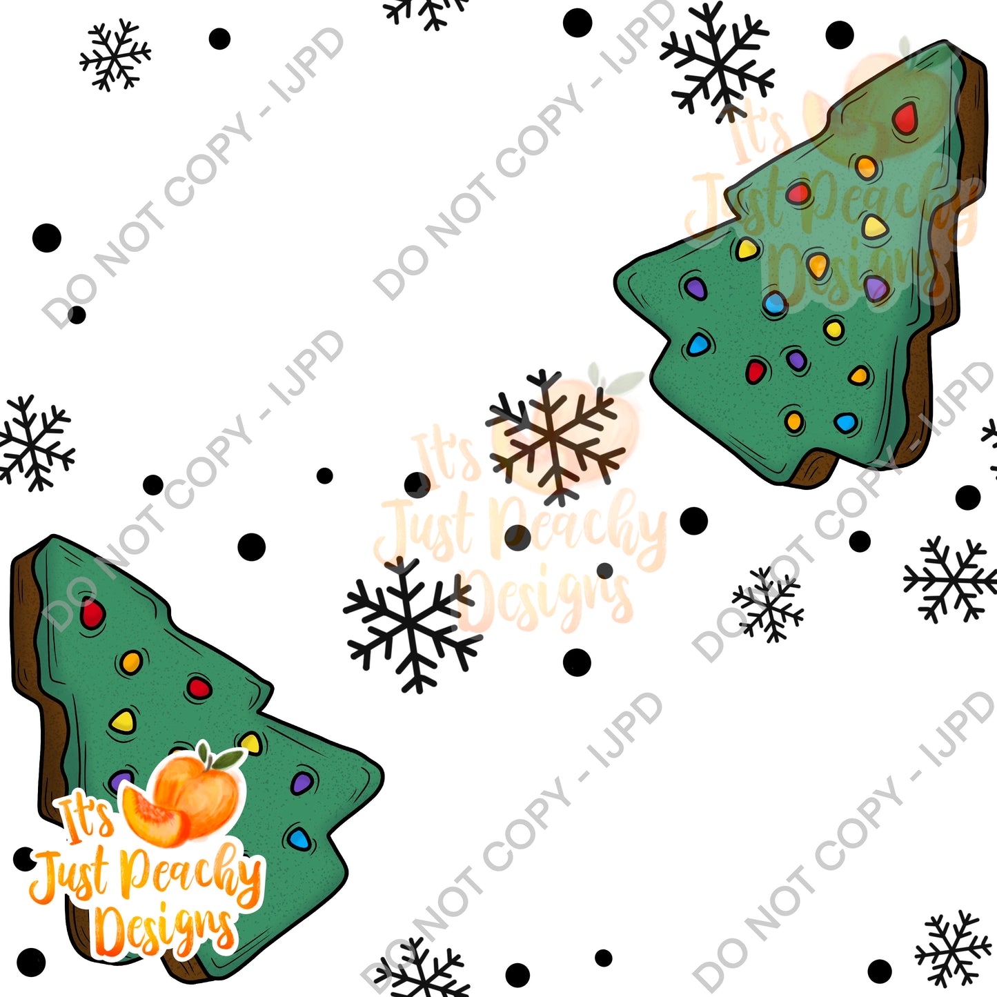 Christmas Tree Treats 3- Multiple Colors - Add a Name