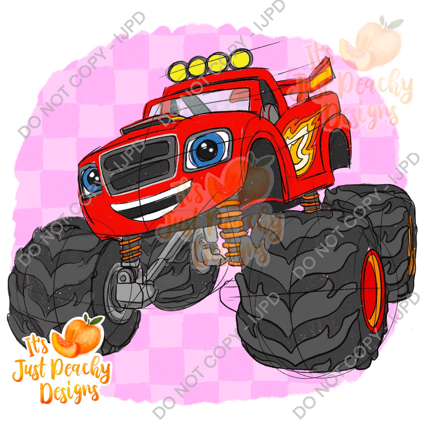 Monster Truck Friend 1 PNG - Multiple Colors