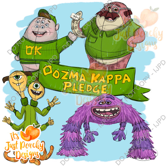 Monster Pledge Friends PNG