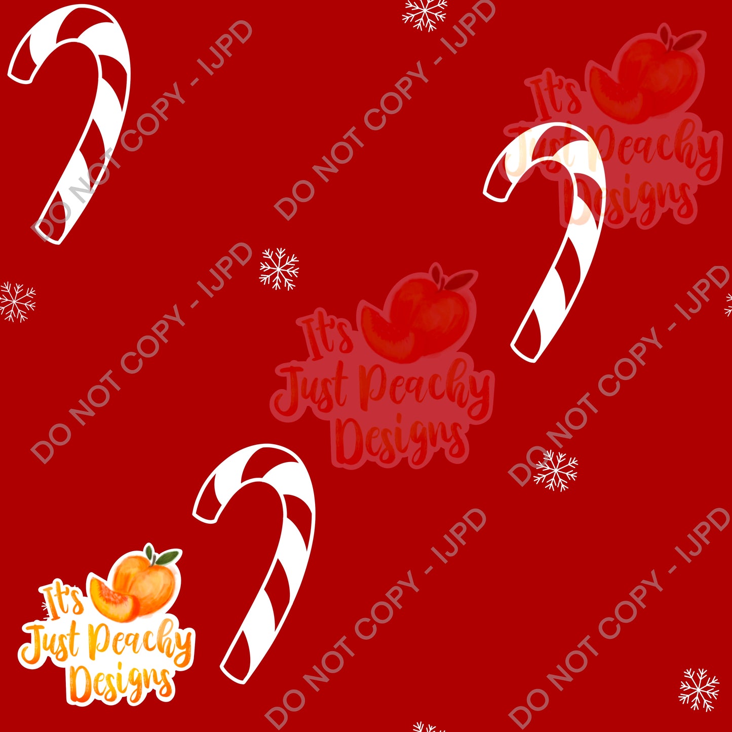 Simple Holiday Candy Canes- Multiple Colors