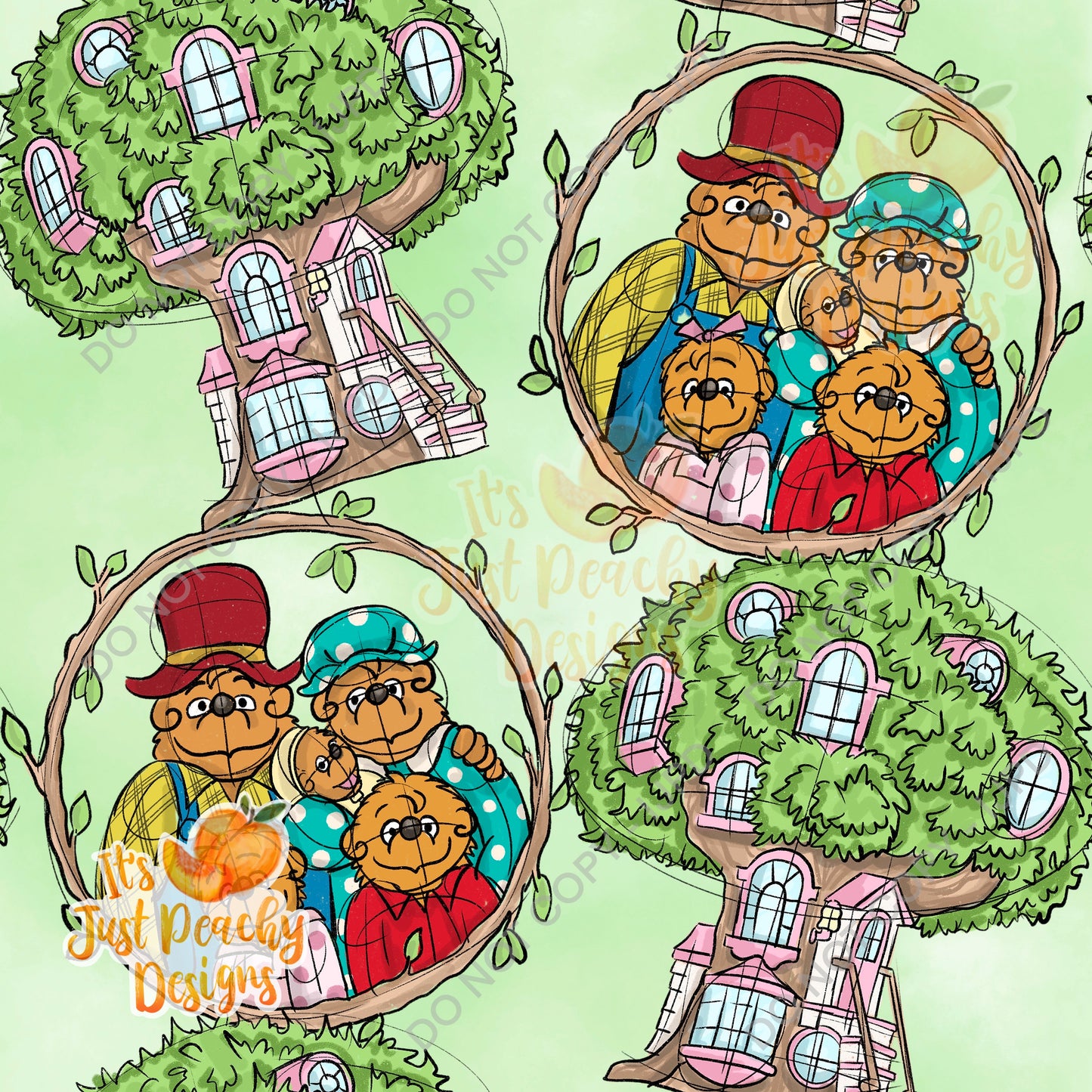 Treehouse Family - Multiple Colors