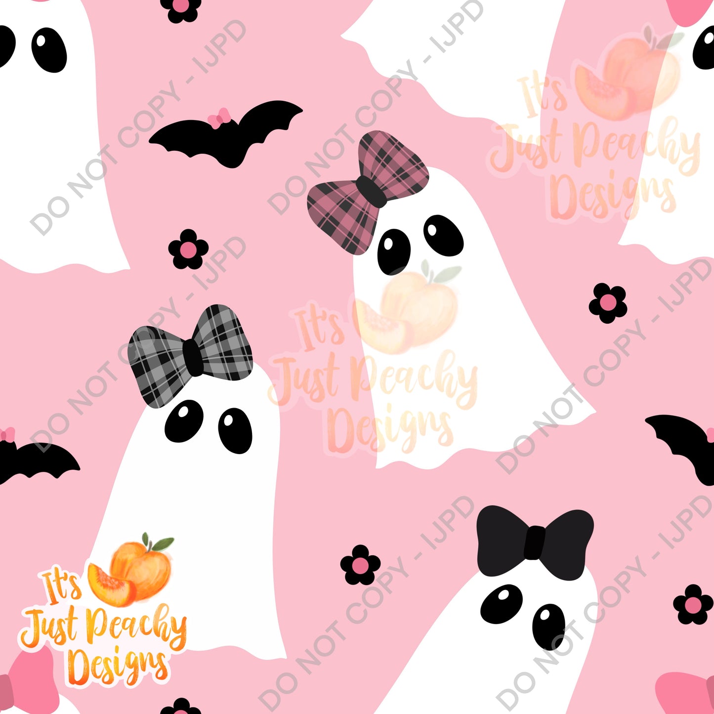 Cute but Spooky Ghosts - Multiple Colors