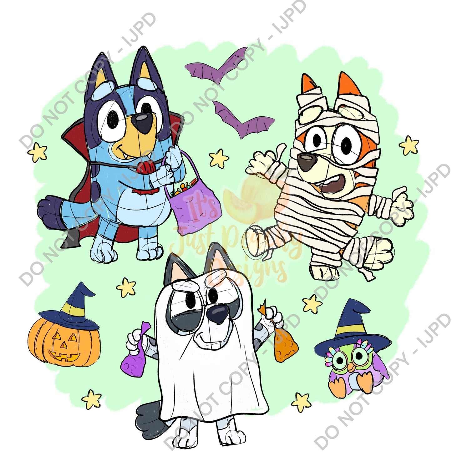 Heeler-Ween Dogs PNG