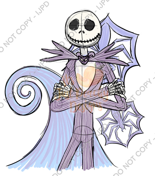 Pastel Pumpkin King PNG