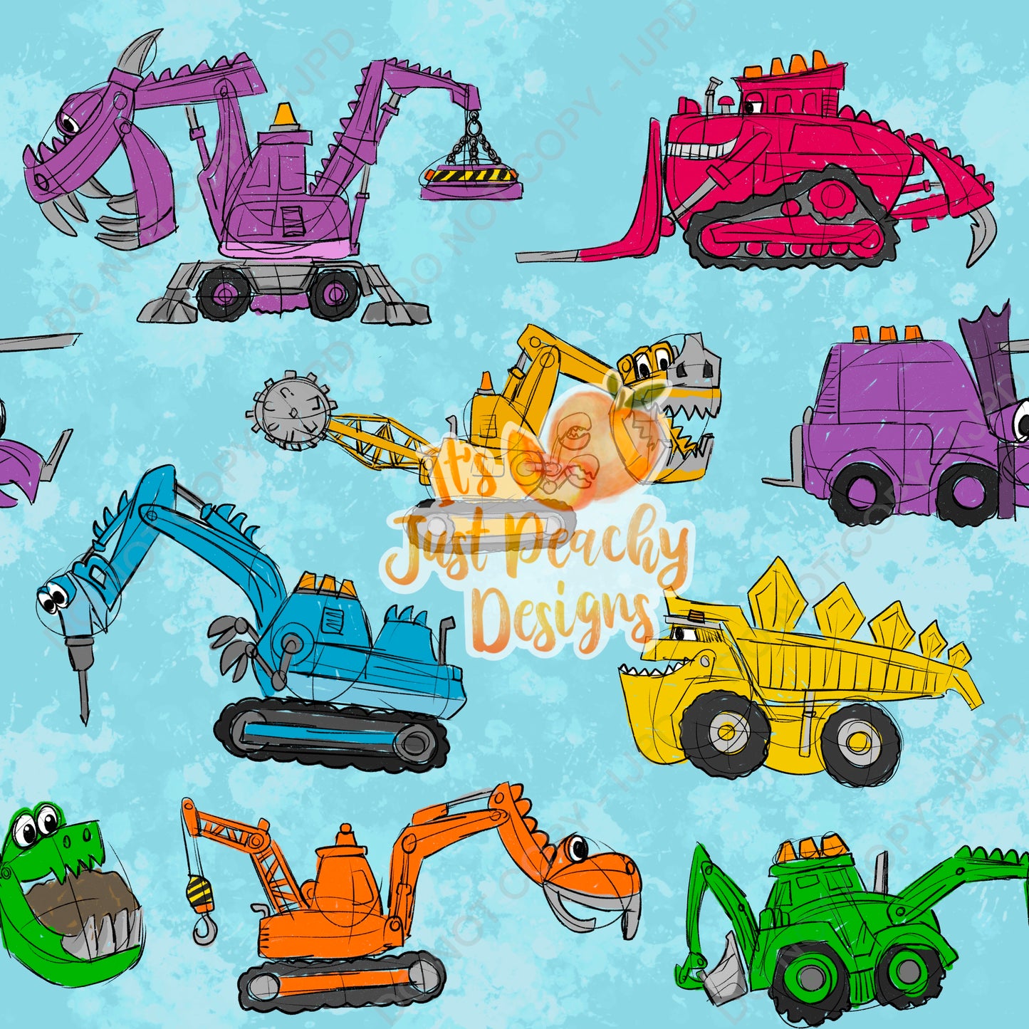 Construction Dinos- Multiple Colors