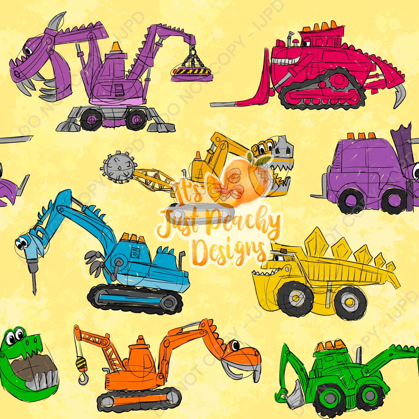 Construction Dinos- Multiple Colors