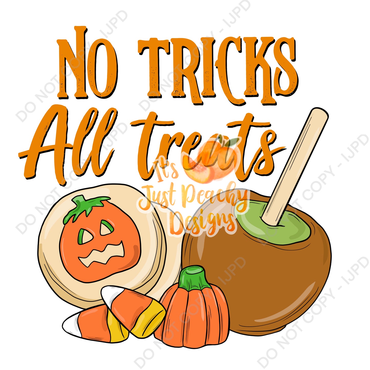 No Tricks, All Treats PNG