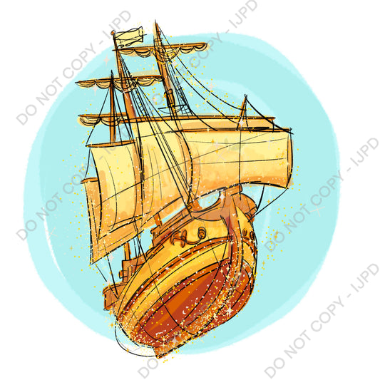 Flying Ship PNG