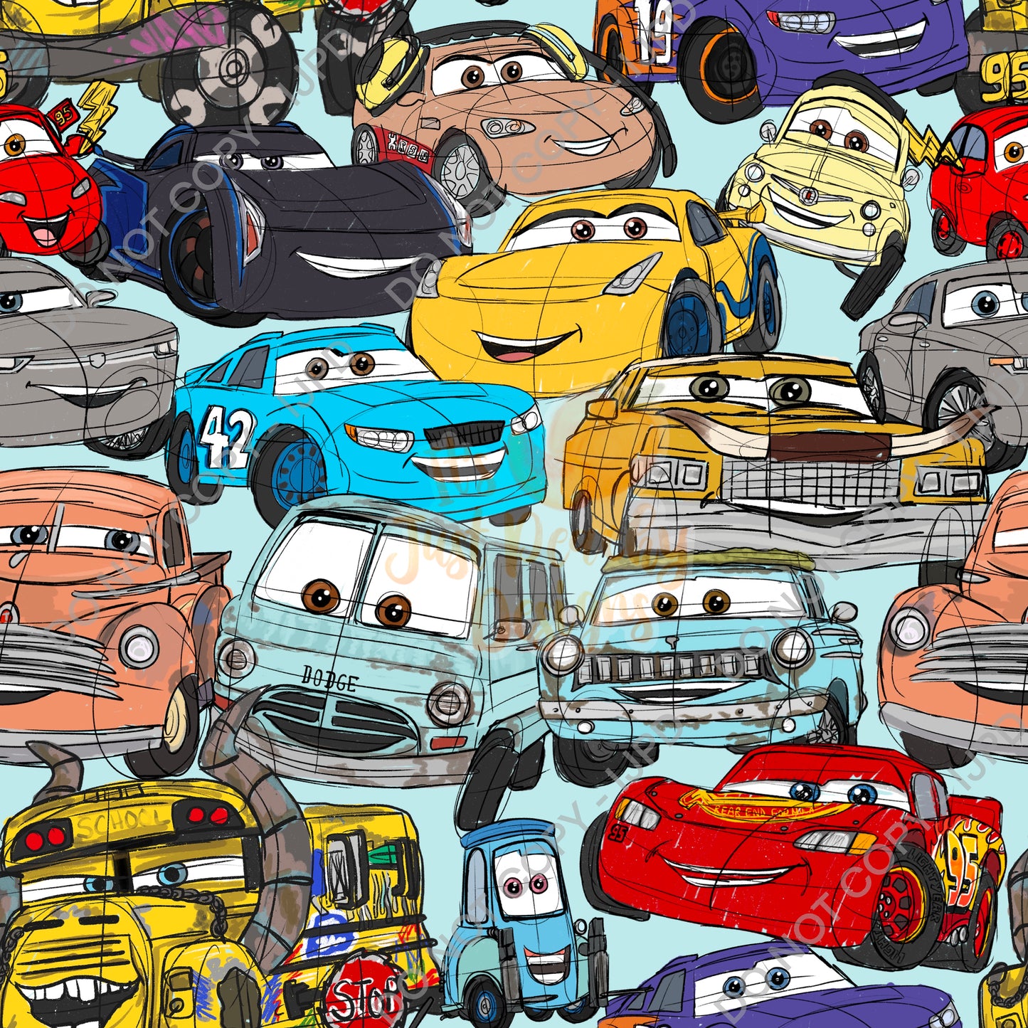 Sketchy Cars 3-  Limited Exclusive