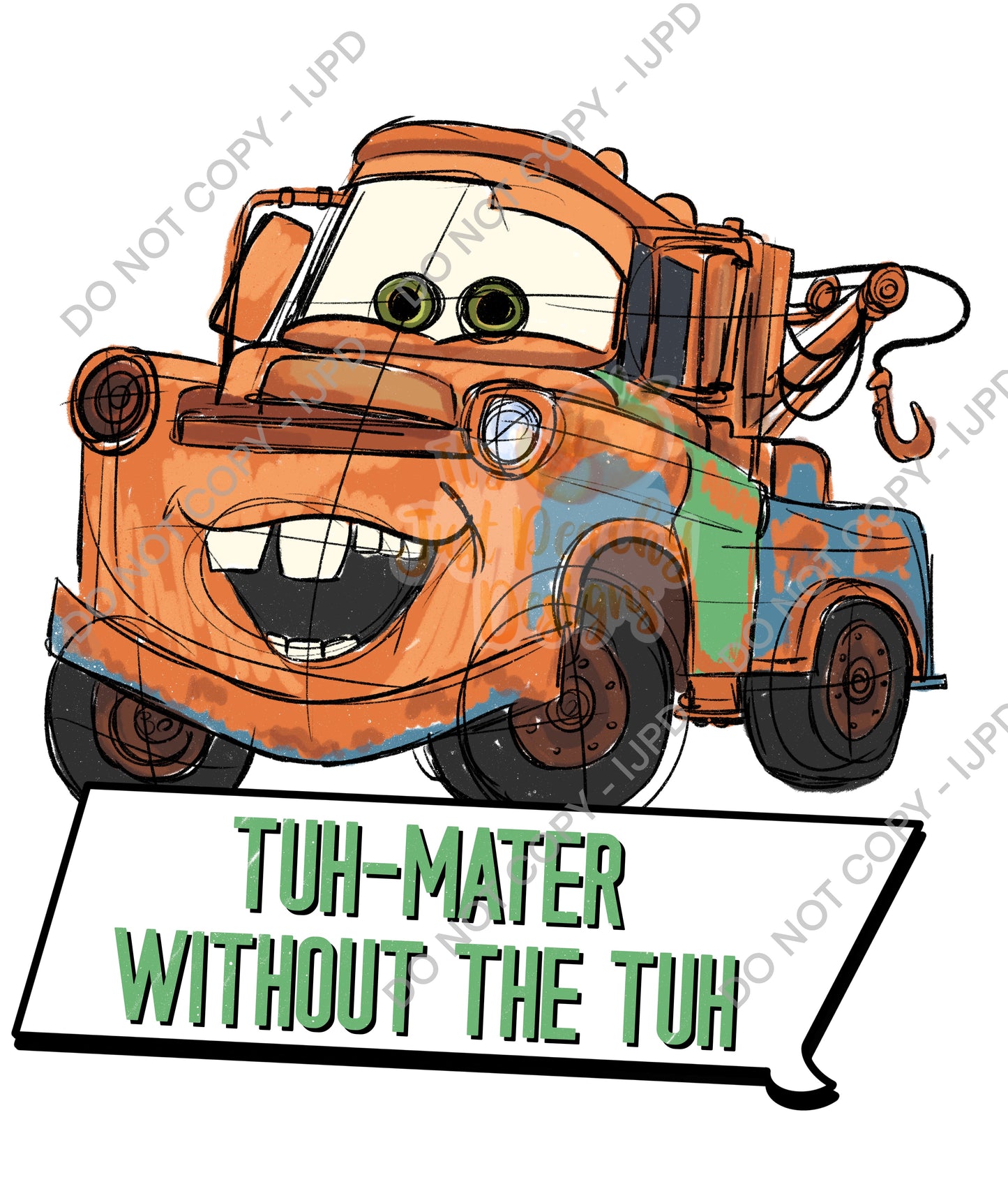 Sketchy Tow Truck 2 PNG