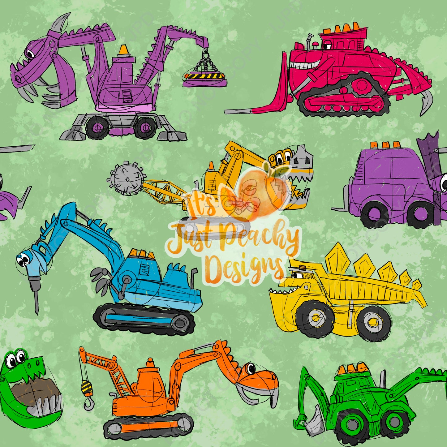 Construction Dinos- Multiple Colors