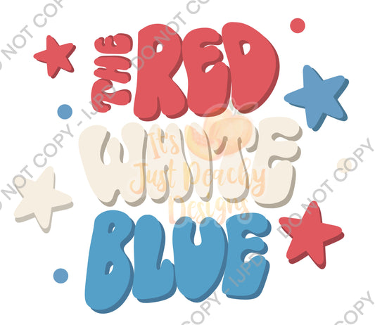 The Red White Blue PNG