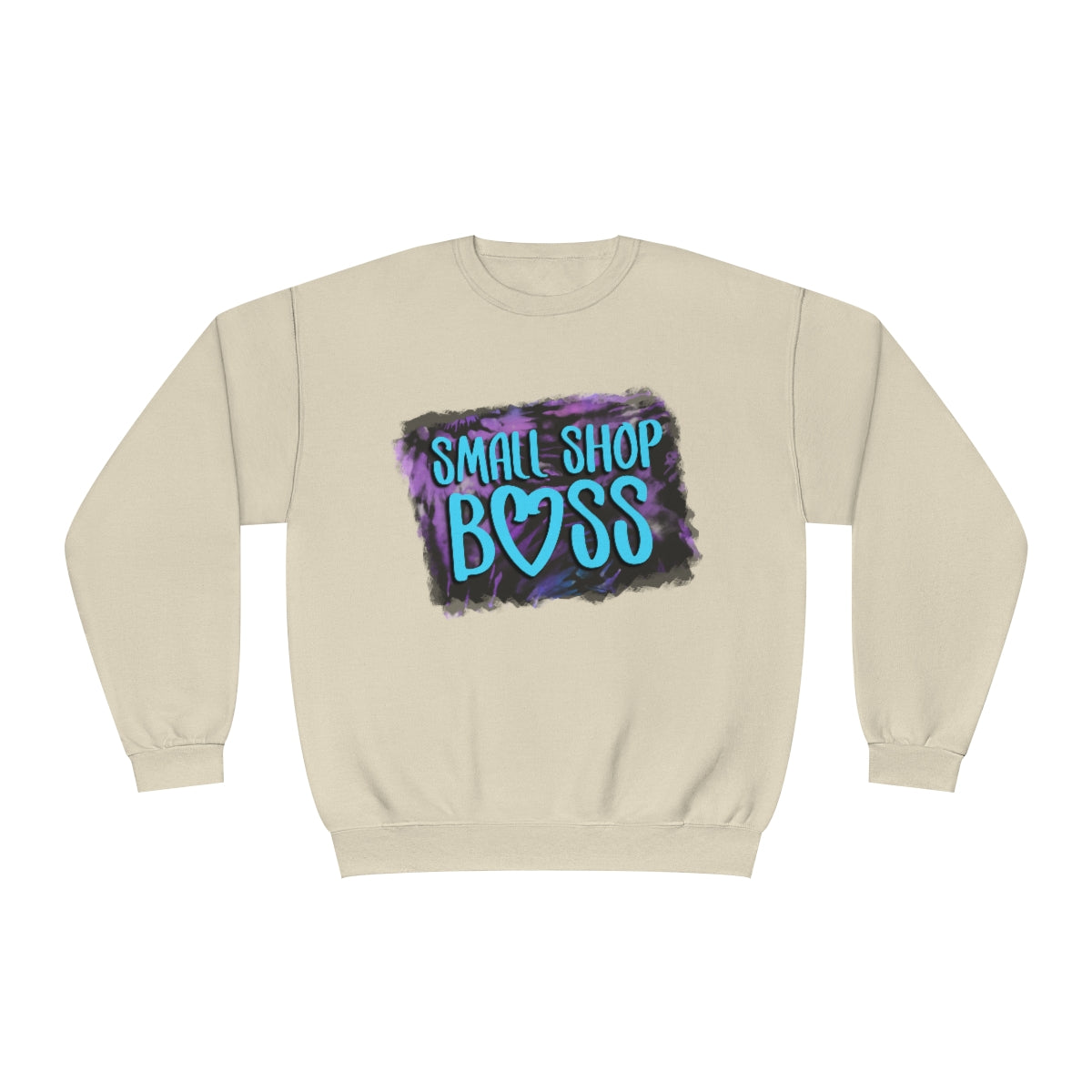 Tie Dye Small Boss Unisex NuBlend® Crewneck Sweatshirt