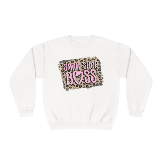 Leopard Small Boss Unisex NuBlend® Crewneck Sweatshirt