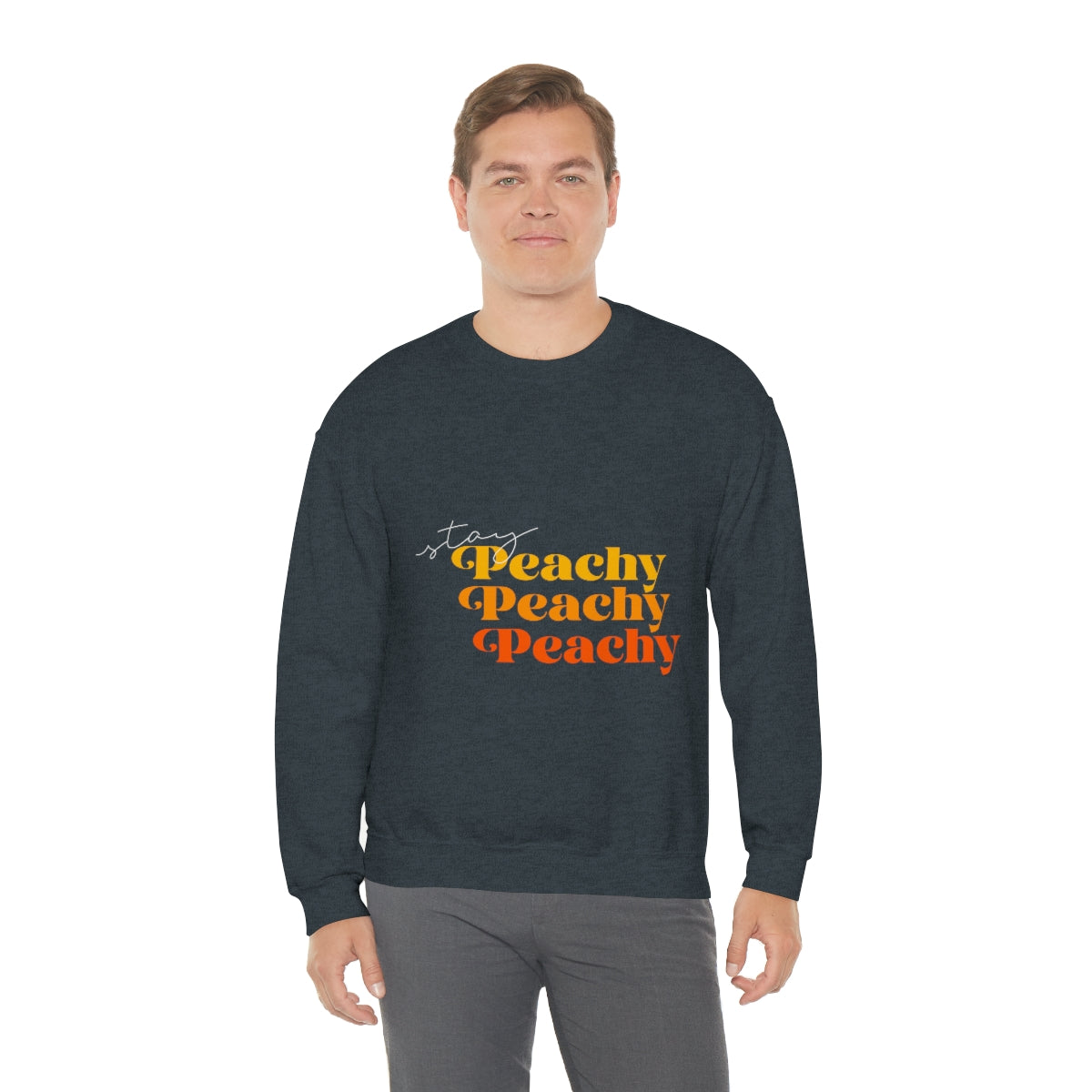 OG Stay Peachy Unisex Heavy Blend™ Crewneck Sweatshirt