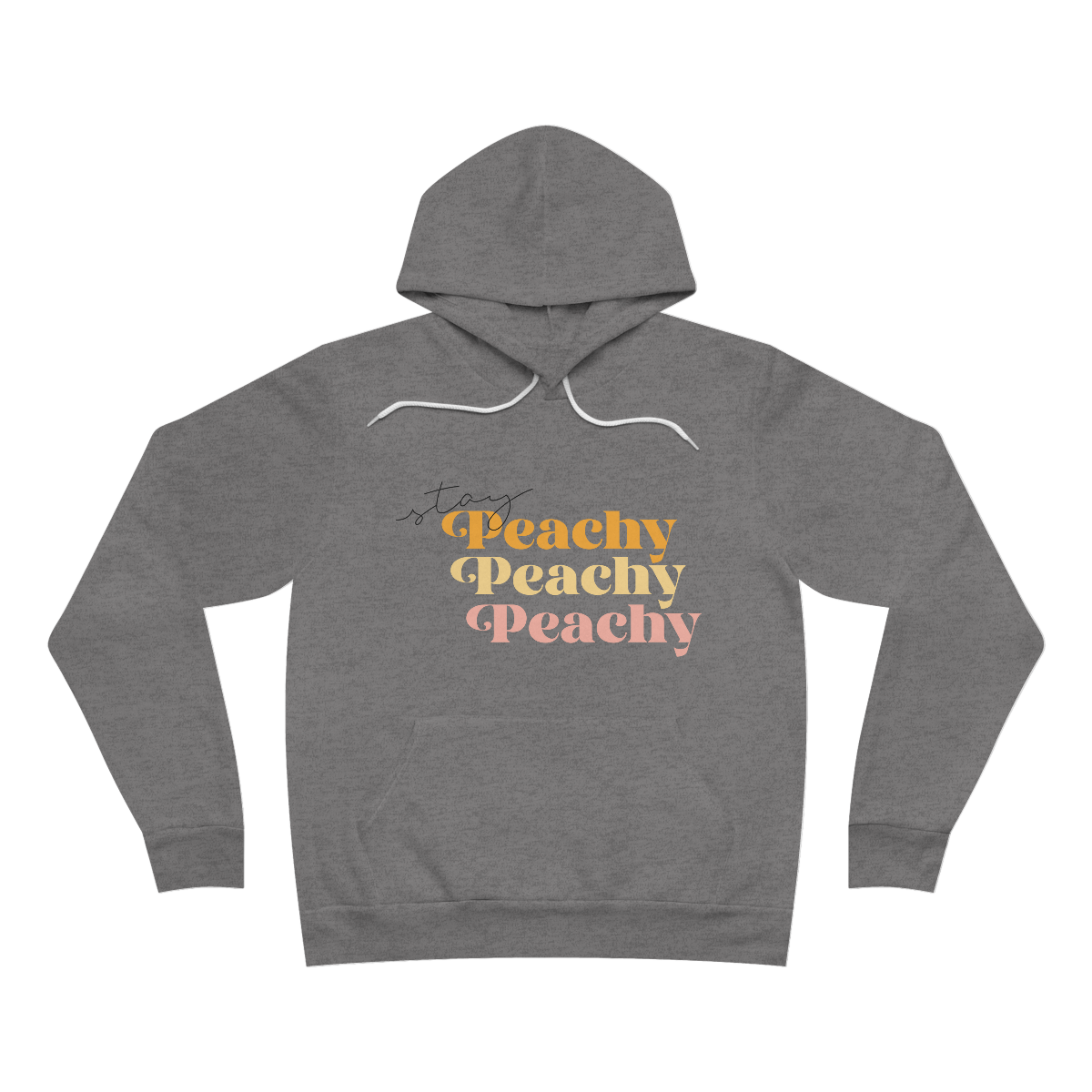 Stay Peachy Unisex Sponge Fleece Pullover Hoodie