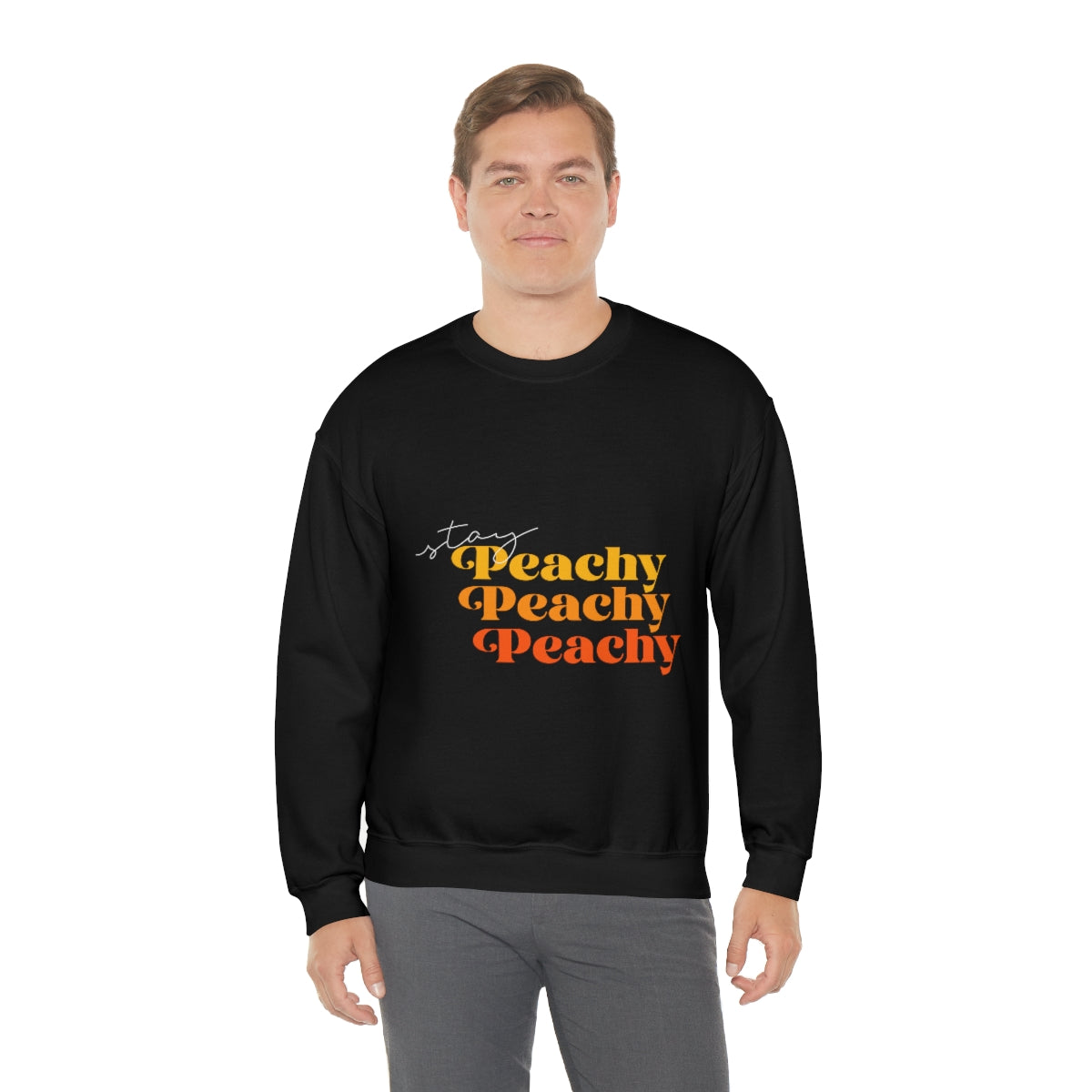 OG Stay Peachy Unisex Heavy Blend™ Crewneck Sweatshirt