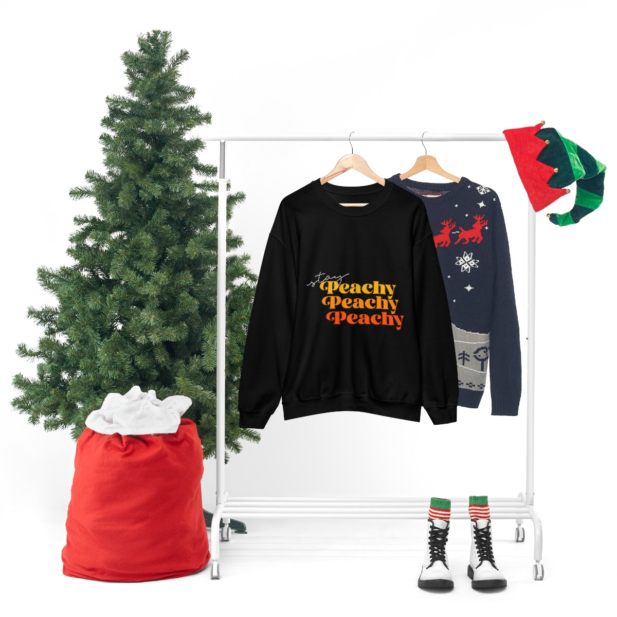 OG Stay Peachy Unisex Heavy Blend™ Crewneck Sweatshirt