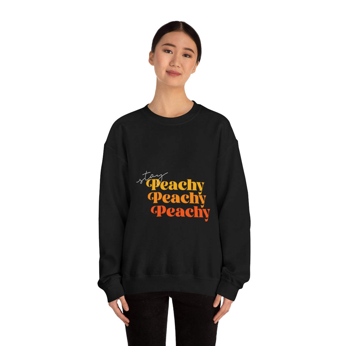 OG Stay Peachy Unisex Heavy Blend™ Crewneck Sweatshirt