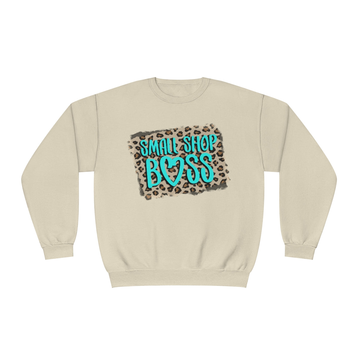 Leopard Small Boss Unisex NuBlend® Crewneck Sweatshirt