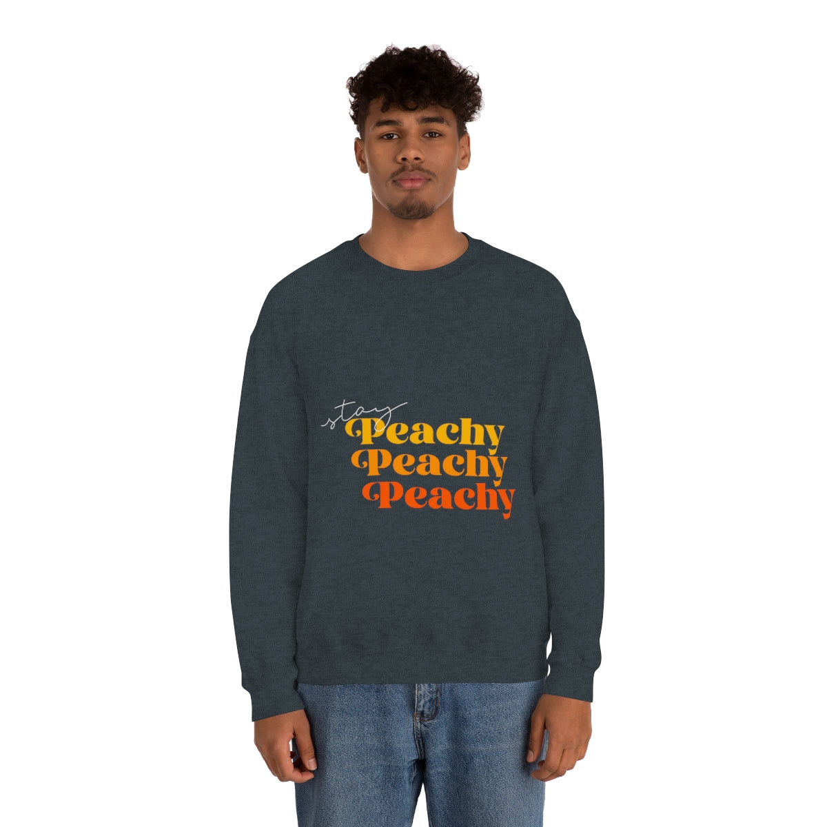 OG Stay Peachy Unisex Heavy Blend™ Crewneck Sweatshirt