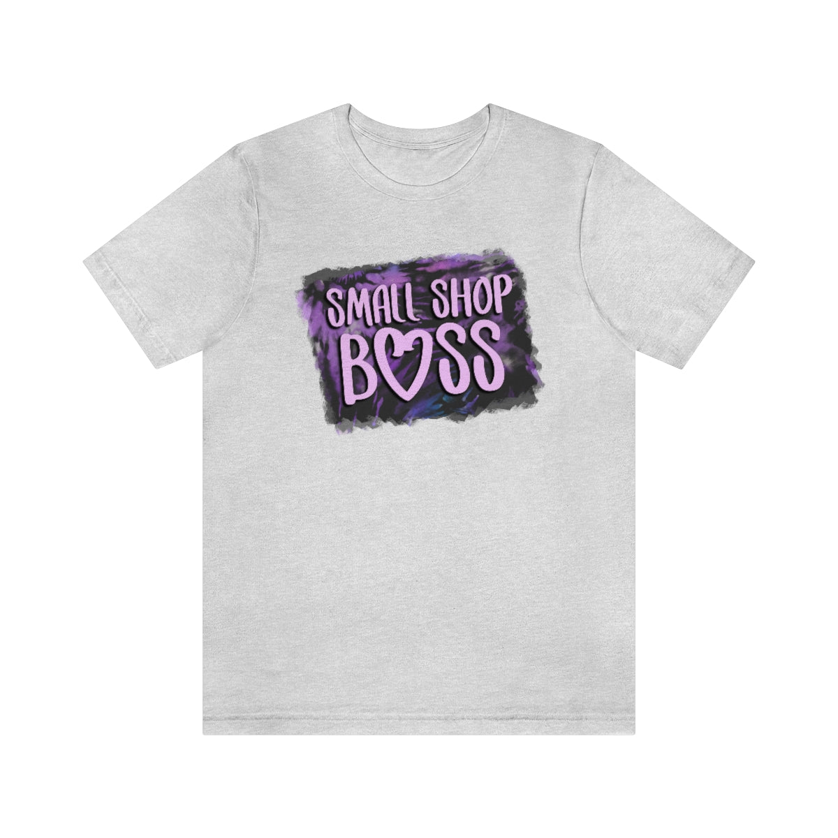 Purple Tie Dye Small Shop Boss B + C Unisex Jersey Short Sleeve Tee