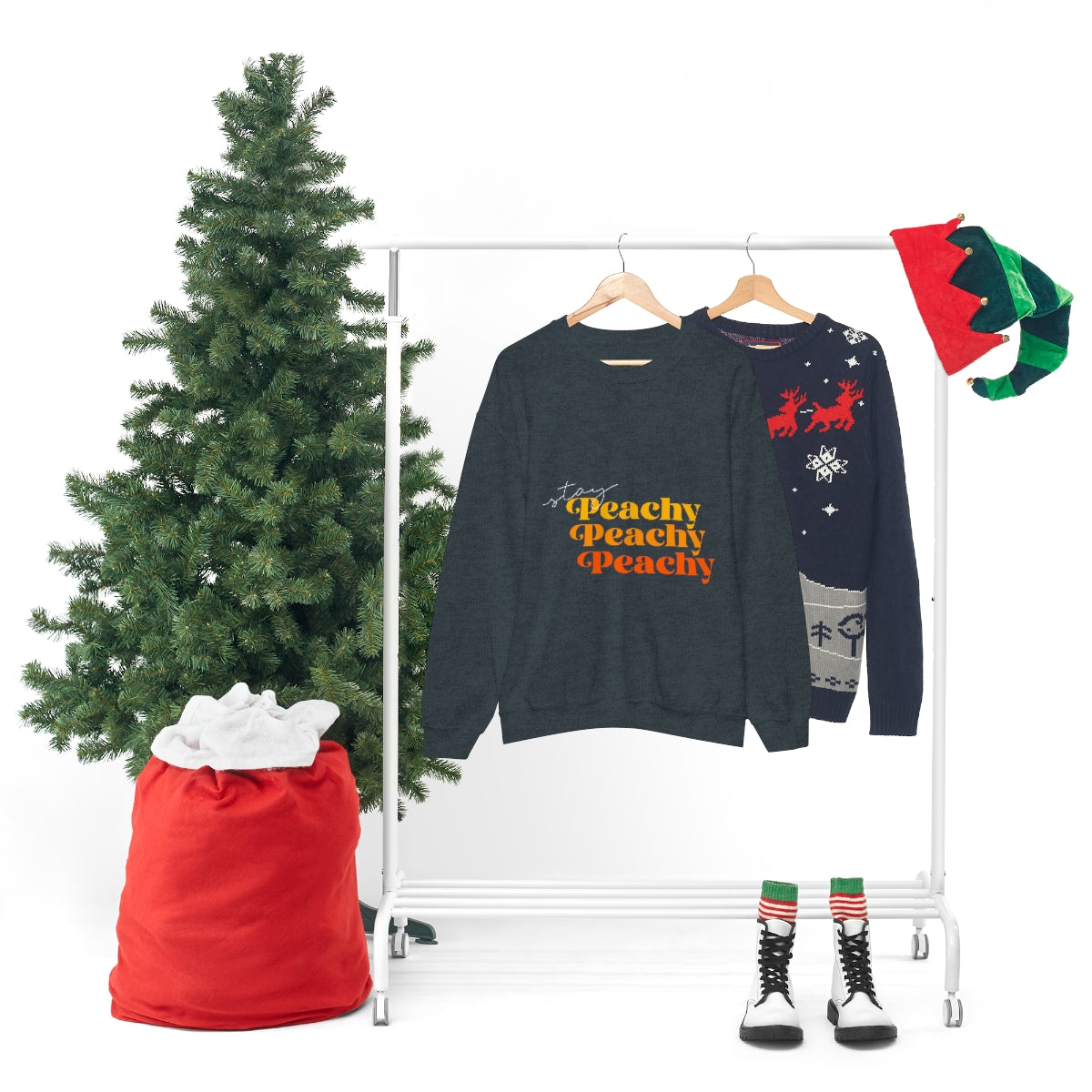 OG Stay Peachy Unisex Heavy Blend™ Crewneck Sweatshirt